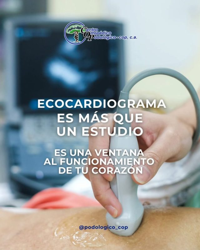 🌟 Cuida tu corazón con un ecocardiograma en el Centro Ortopédico Podológico COP 🌟

El ecocardiograma es un estudio fundamental para evaluar la salud de tu corazón. Utilizando ultrasonido, este examen no invasivo proporciona imágenes detalladas del funcionamiento cardíaco, permitiendo a los médicos detectar problemas de manera temprana.

Beneficios del ecocardiograma:

1️⃣. Detección temprana de enfermedades
2️⃣. Evaluación del rendimiento cardíaco
3️⃣. Monitoreo de condiciones existentes
4️⃣. Sin dolor ni riesgos
5️⃣. Resultados rápidos

En el Centro Ortopédico Podológico COP, te ofrecemos este importante estudio para que cuides de tu corazón. ¡Agenda tu cita hoy al 0412.515.8990 y dale a tu salud el impulso que necesita! ❤️🩺

#Ecocardiograma
 #SaludCardiovascular 
#CuidadoDelCorazón