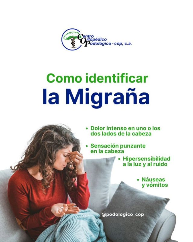 🌟 ¡Hablemos de la Migraña! 🌟

La migraña es más que un simple dolor de cabeza; es una condición que afecta a millones de personas y puede impactar significativamente la calidad de vida. 

En el Centro Ortopédico Podológico COP, entendemos lo importante que es encontrar alivio y mejorar tu bienestar.

✨ No estás solo en esta lucha. Si sufres de migrañas, no dudes en contactarnos. Nuestro equipo está aquí para ayudarte a encontrar el tratamiento adecuado y ofrecerte el apoyo que necesitas.

🌈 Recuerda: cada paso cuenta en tu camino hacia el bienestar. ¡Visítanos en COP y juntos buscaremos la mejor solución para ti!

Contactános 📱👇: 0412-5158990

Estamos ubicados: En la Av. Eraso, urb. San Bernardino, edificio Centro Ortopédico Podológico a 20 metros de la Av. Panteón.

Zona privilegiada de fácil ubicación y de acceso al transporte público.

#clinicasanbernardino 
#laboratoriosanbernardino 
#rayosxsanbernardino