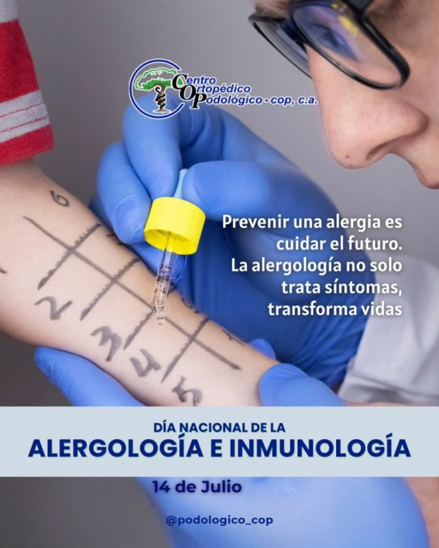 🌟Hoy 14 de Julio Día Nacional de Alergología e Inmunología 🌟

Hoy celebramos el Día Nacional de Alergología e Inmunología, una fecha dedicada a concienciar sobre la importancia de la salud inmunológica y el manejo de las alergias. 

Las alergias afectan a millones de personas, causando desde molestias leves hasta reacciones severas que pueden poner en riesgo la vida. La especialidad de alergología e inmunología se enfoca en el diagnóstico y tratamiento de estas condiciones, ayudando a las personas a llevar una vida más saludable y plena.

Es crucial conocer nuestros desencadenantes alérgicos y buscar atención médica adecuada para prevenir complicaciones.

 ¡Cuidemos de nuestro sistema inmunológico y promovamos un futuro más saludable!

#DíaNacionalDeAlergología 
#SaludInmunológica 
#CuidadoDeLaSalud