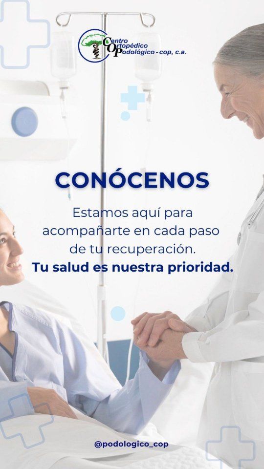 😃 CONÓCENOS ☀️

Estamos aquí para acompañarte en cada paso de tu recuperación. 

Tu salud es nuestra prioridad ✨

En COP te ofrecemos atención especializada y personalizada para cuidar de tu bienestar integral. ¡Confía en nosotros y continúa sin dolor!

Contactános 📱y agenda tu cita  0412-5158990

Estamos ubicados: En la Av. Eraso, urb. San Bernardino, edificio Centro Ortopédico Podológico a 20 metros de la Av. Panteón.

Zona privilegiada de fácil ubicación y de acceso al transporte público.

#clinicacaracas 
#clinicaintegral 
#saludintegral
#laboratorio 
#examenesdelaboratorio